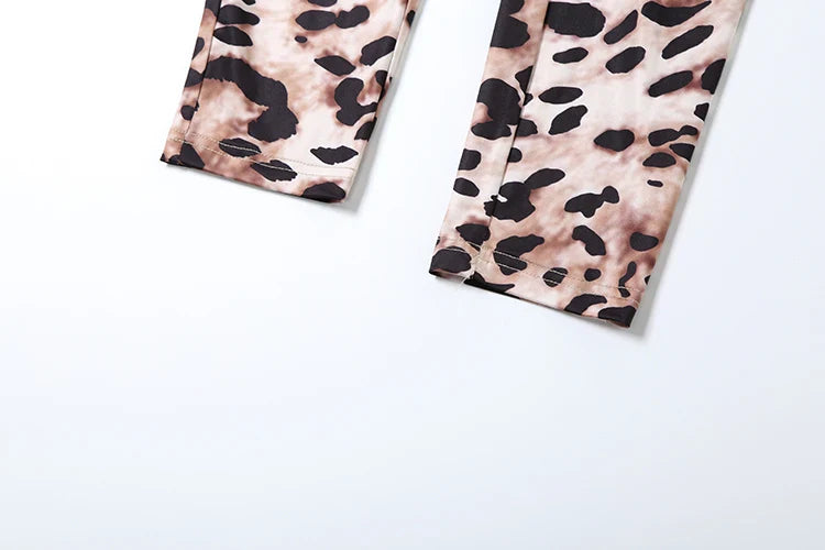 אוברול מנומר בד מחטב - Cameron