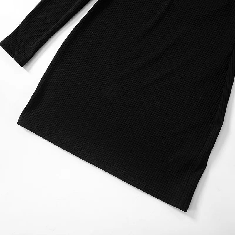 שמלת מיני סרוגה גב פתוח - פטרישיאה