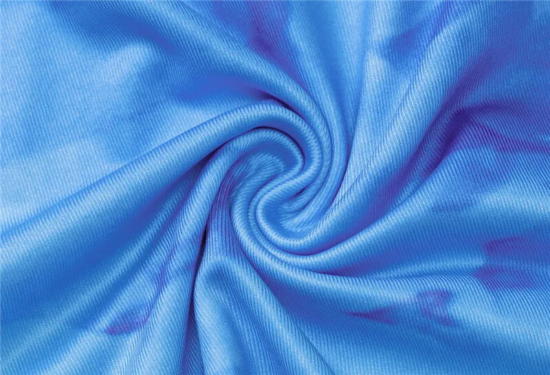 סט שני חלקים חצאית וטופ גופיה בהדפס טאי דאי - רוקסן