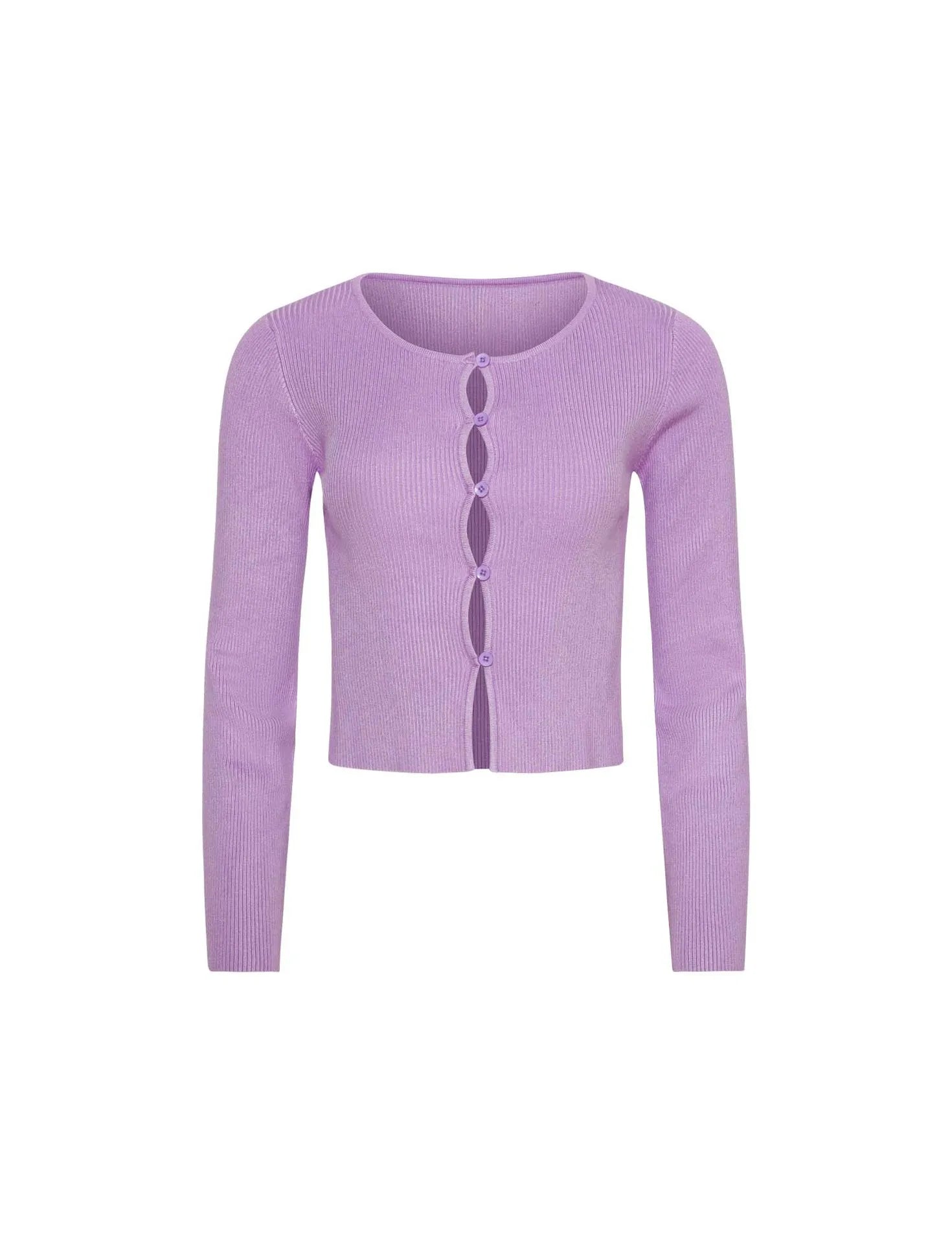 סט שני חלקים סרוג חצאית מקסי וחולצת כפתורים - כליל