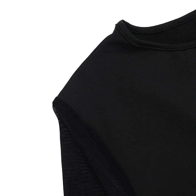 שמלת מקסי כיווצים צמודה שרוולי שיפון - קליאו