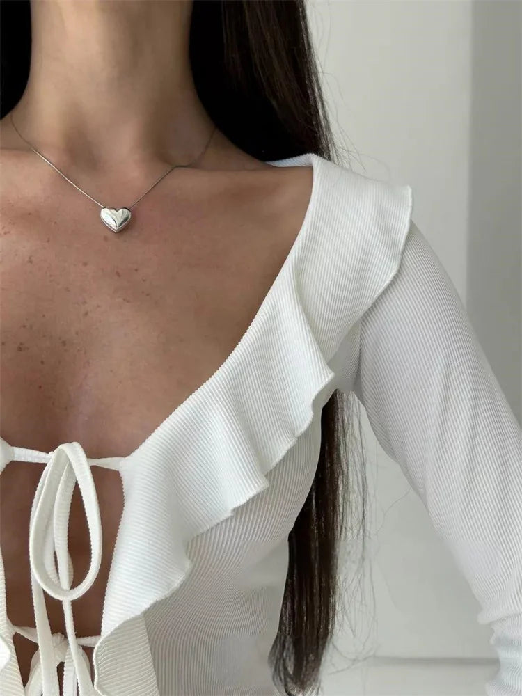 חולצת קשירה בעיטור מלמלה - טייט