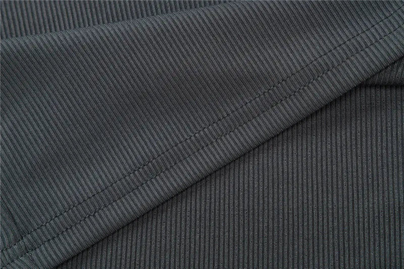 שמלת מקסי סרוגה צנועה בגזרת A קשירות במותן - לירי