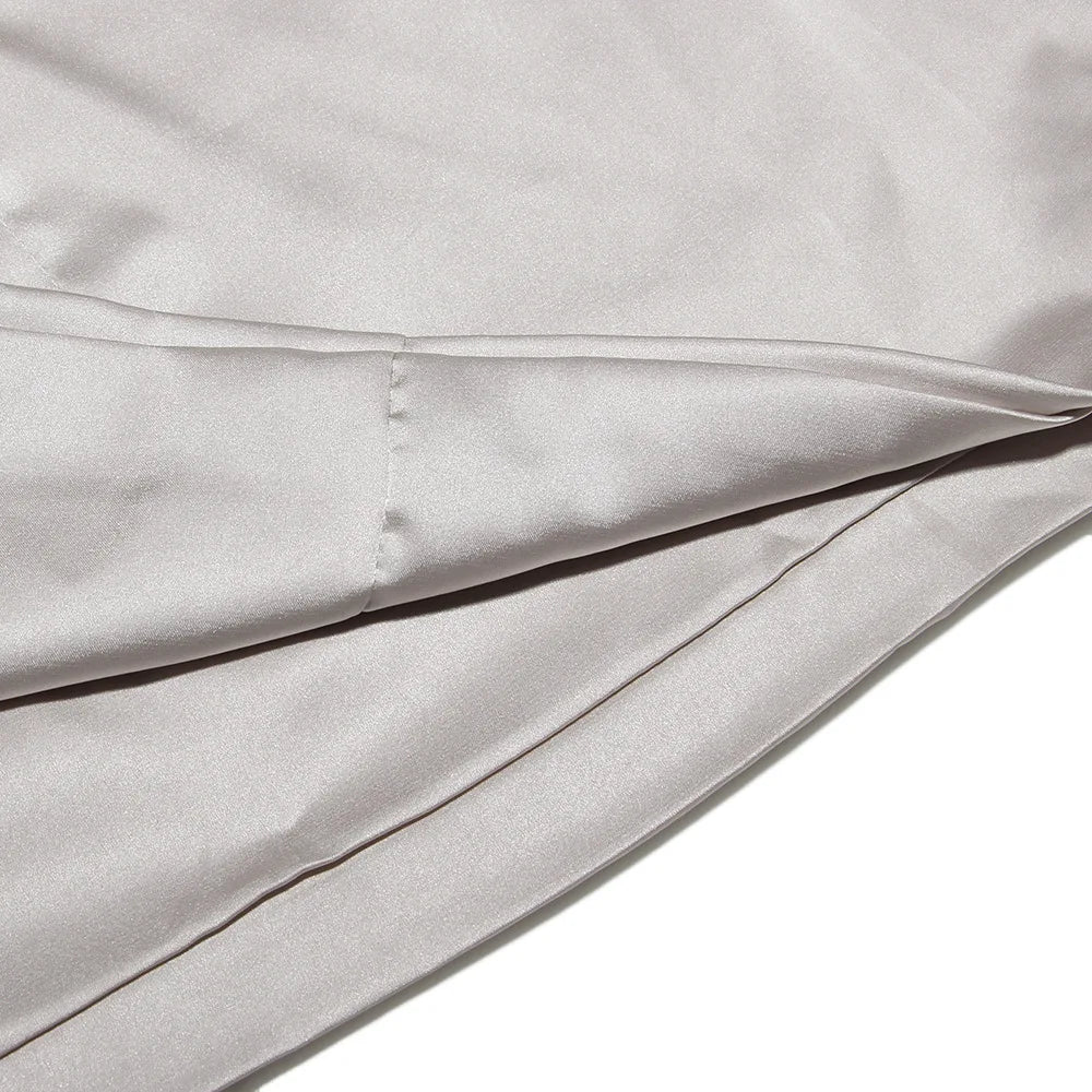 שמלת סטרפלס מיני סאטן  - לאבי