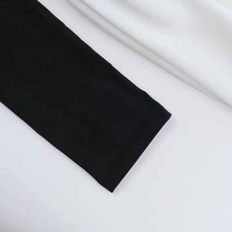 Monochrome off-shoulder balloon mini dress - Lis