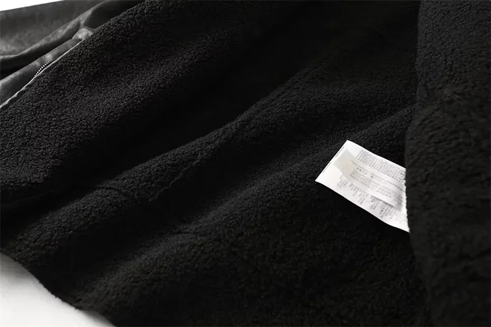 מעיל עור פרווה פנימית - אלכס