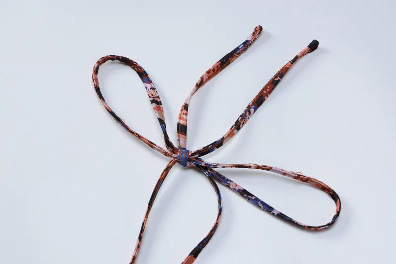 שמלת מקסי פתחים בהדפס טאי דאי - וונדה