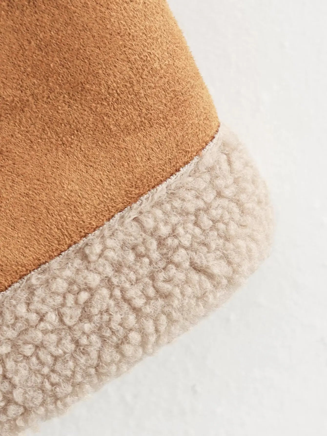 מעיל זמש פרווה פנימית - ברנדון