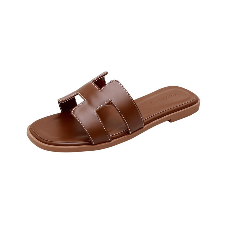 Classic leather flip-flops - Michelle